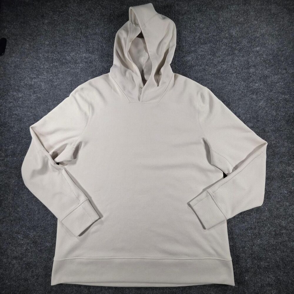 Lululemon Men's Cream Hoodie